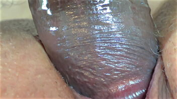 Hefty jugged Cougar gets black cock in her poon