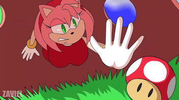 Amy’s sexual adventure in a animation pornography video