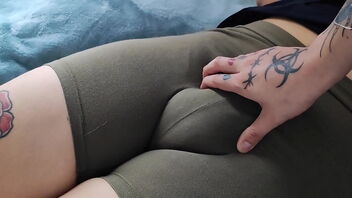Unexperienced video of a molten milf with a cock-squeezing caboose and a voyeuristic glimpse at her stepdaughter’s pussy.