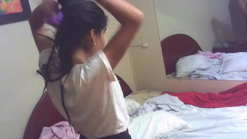 First time with stepsister, gigantic cock, surprise fuck