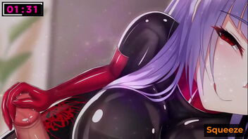 Hentai Succubus HFO Compete Sequence 8: Be in control and get off sans fondling yourself