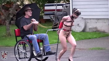 Uncomfortable Pony Bondage & discipline teaching sequences on xnxx