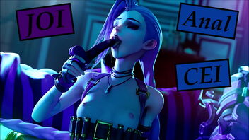 Jinx is a naughty female who wants you to have anal and CEI.
